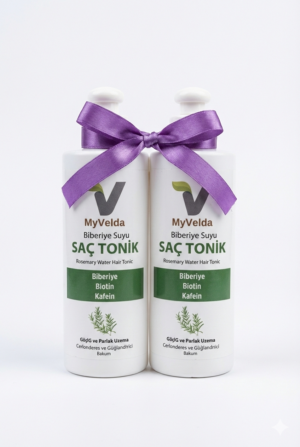 MyVelda 2'li Avantaj Paketi: Biberiye & Biotin Özlü Saç Toniği (2 x 200ml)